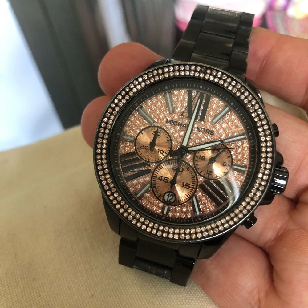 Michael Kors diamond face watch
